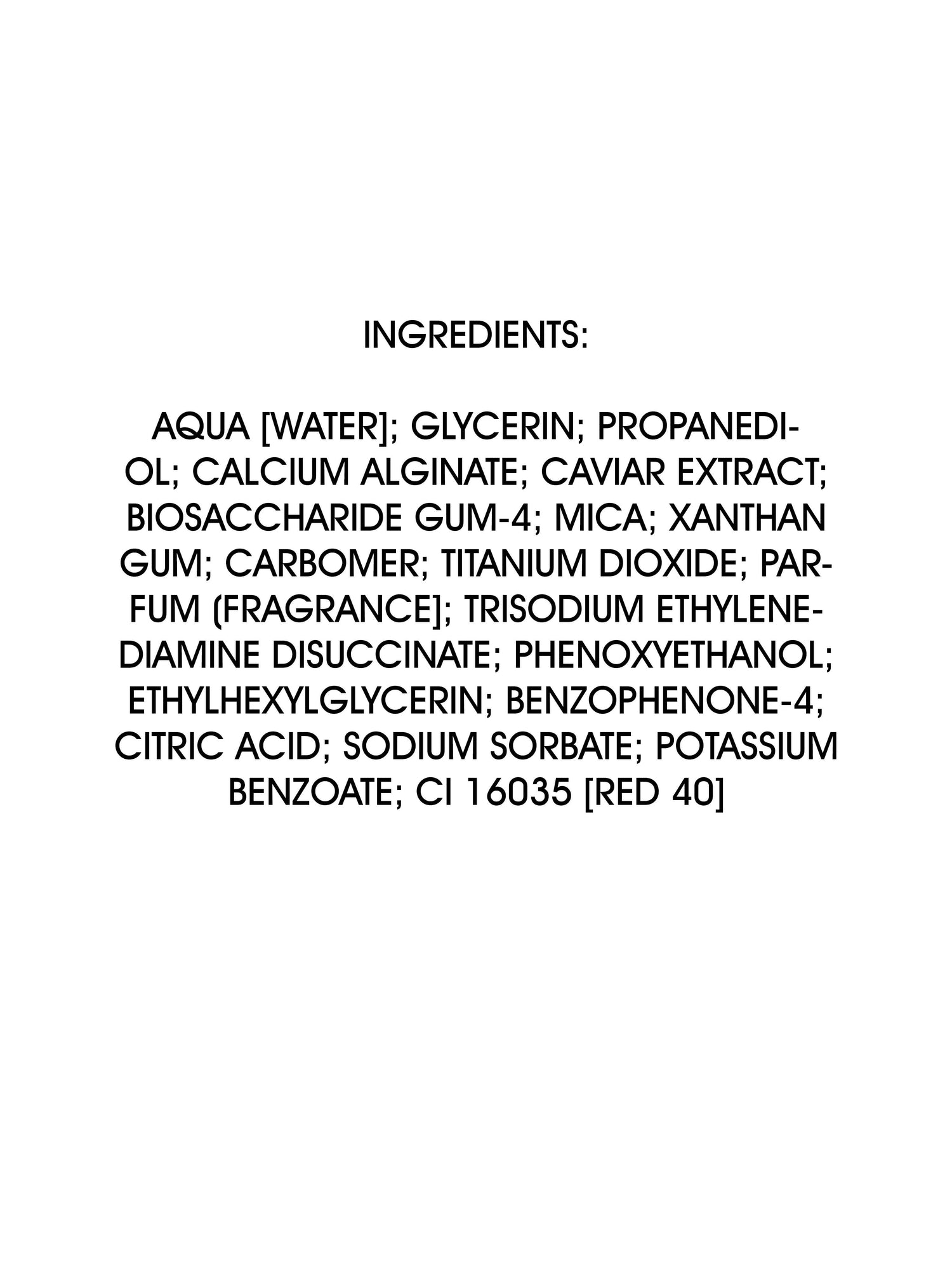 INTENSE CAVIAR EXTRACT